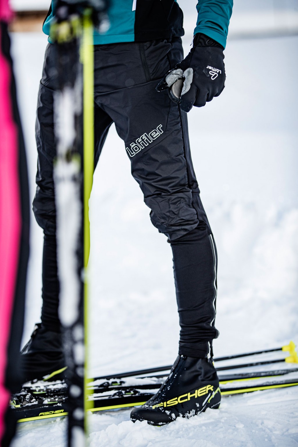 langlaufhose herren löffler schwarz