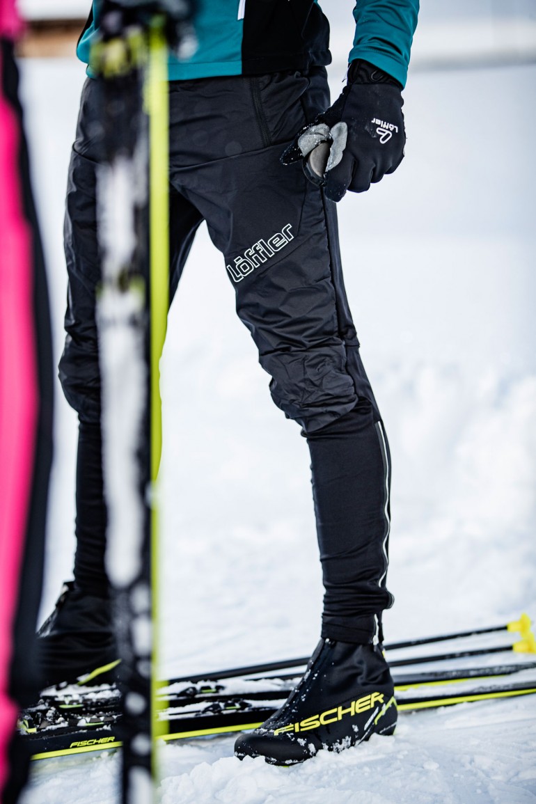 langlaufhose herren löffler schwarz