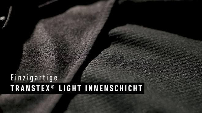 transtexSHELL hat eine Innenschicht aus transtex Material