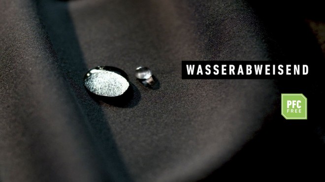 transtexSHELL ist wasserabweisend.