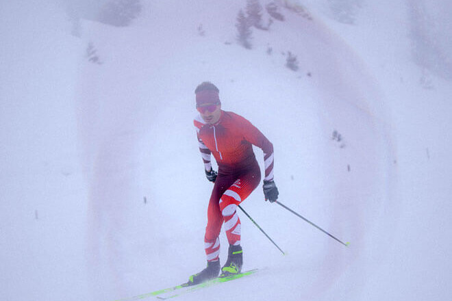 Langlaufen Skating intensiv im Blickfeld | Löffler Sportswear
