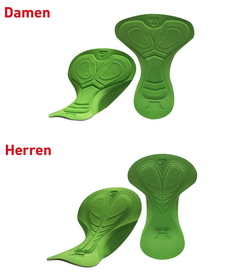 Ein sportiver Allrounder auf höchstem Niveau.  Besonders dichter und dauerhaft kompakter, perforierter Schaumstoff: