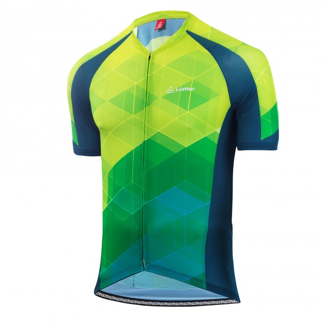 Herren-Bike-Trikot-kurzarm-Fullzip