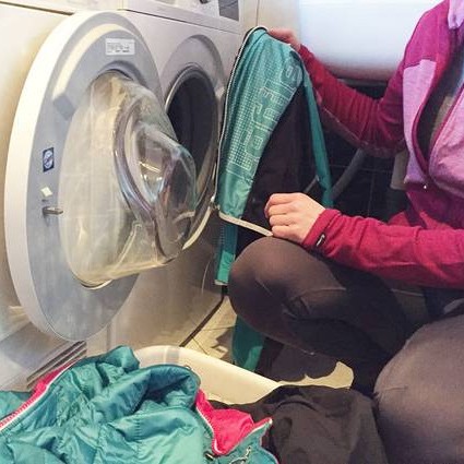 General rule: Wash functional material often and with little amounts of detergent rather than rarely using a lot!