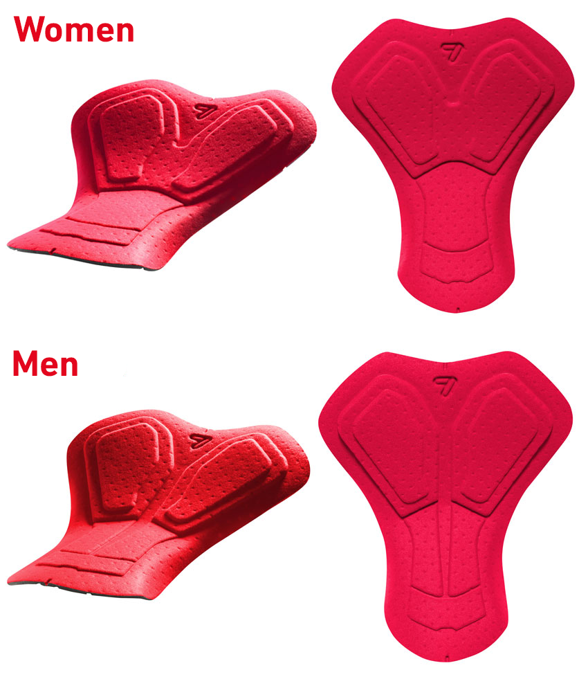 SEAT PAD WITH A LESS VOLUMINOUS DESIGN PROVIDES COMFORT IN AN UPRIGHT SITTING POSITION.