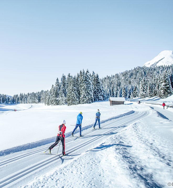 Cross Country skiing at Seefeld in Austria