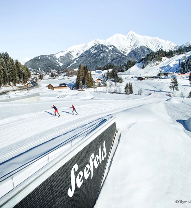 Cross Country skiing at Seefeld in Austria