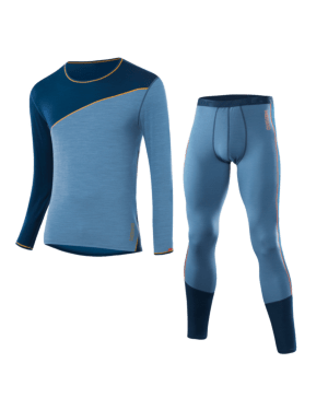 Löffler Set lang Transtex warm Kinder Funktionsunterwäsche Set schwarz gelb 